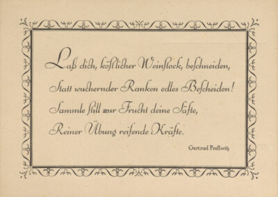 Spruchkarte Reihe I. 1.